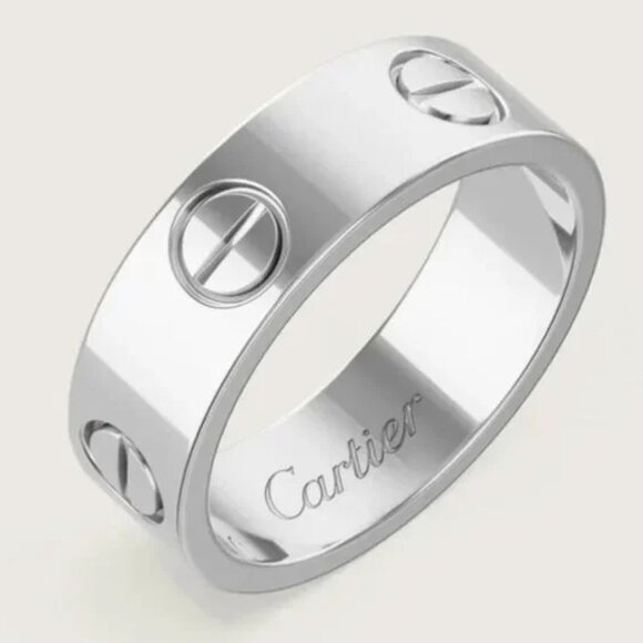 White gold Cartier LOVE ring size 54 in original packaging - Picture 6 of 7